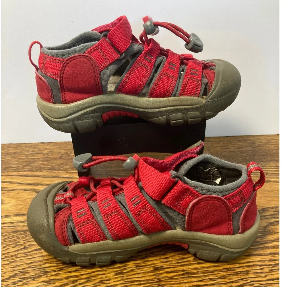 Keen Newport H2 Red Waterproof Sport Sandals Toddler Boys Girls Size 10 1009949
